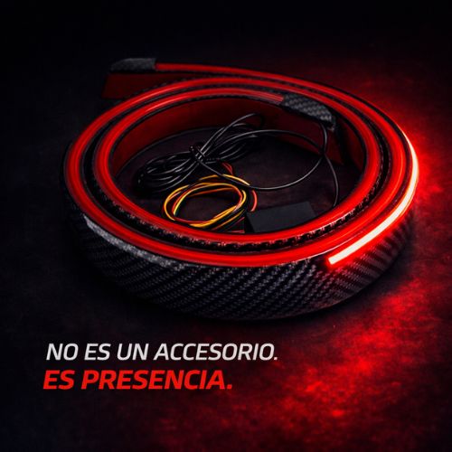 SPOILER LED EN FIBRA DE CARBONO
