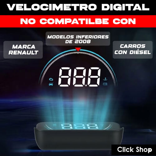 Proyector - Velocímetro digital