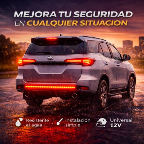 LUZ LED TRASERA PARA CARRO - UNIVERSAL