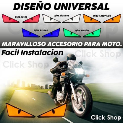 ojos led moto y carro