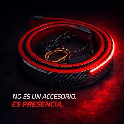 SPOILER LED EN FIBRA DE CARBONO