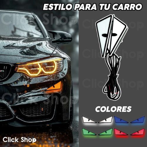 ojos led moto y carro