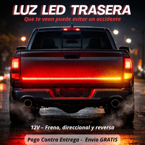 LUZ LED TRASERA PARA CARRO - UNIVERSAL