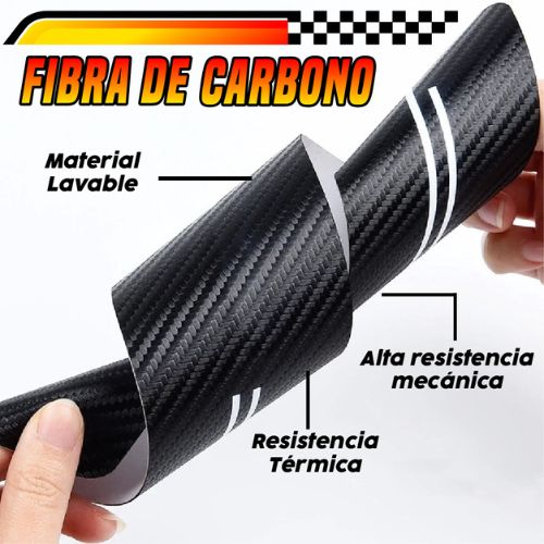 8 PROTECTORES FIBRA CARBONO + PROTECTOR BAUL - 40% DCTO..