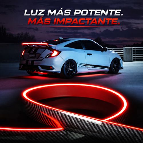 SPOILER LED EN FIBRA DE CARBONO