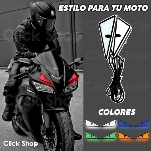 ojos led moto y carro