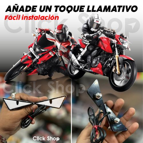 ojos led moto y carro