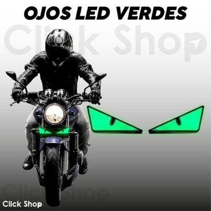 ojos led moto y carro