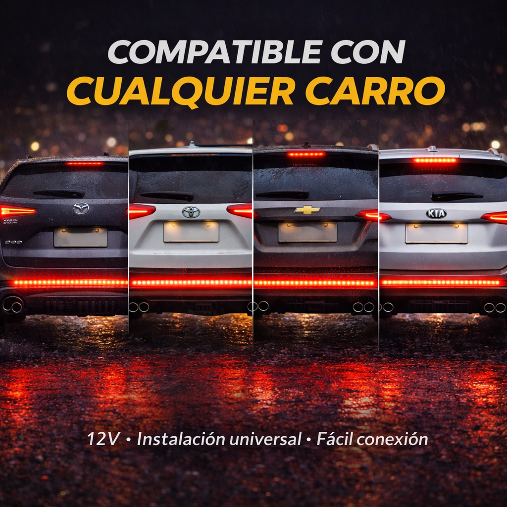 LUZ LED TRASERA PARA CARRO - UNIVERSAL