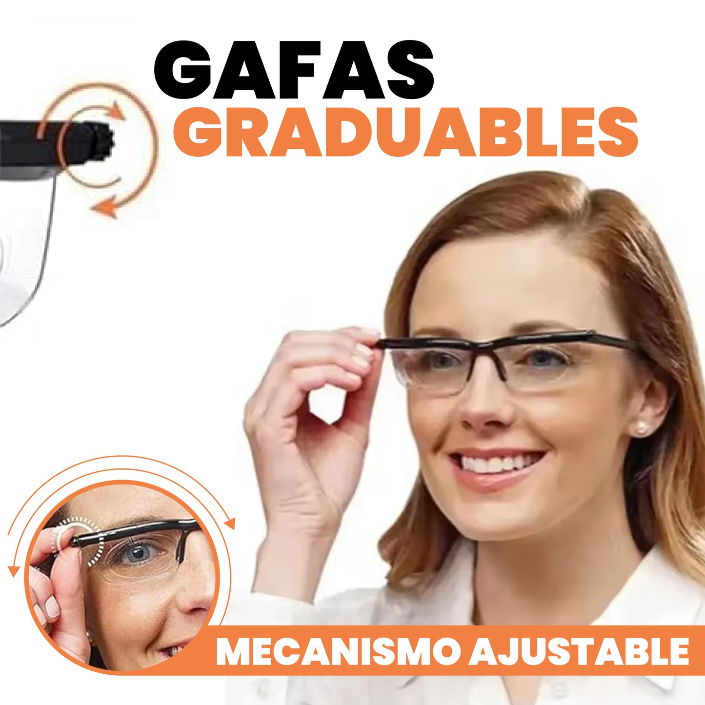 Gafas graduables 2x1.