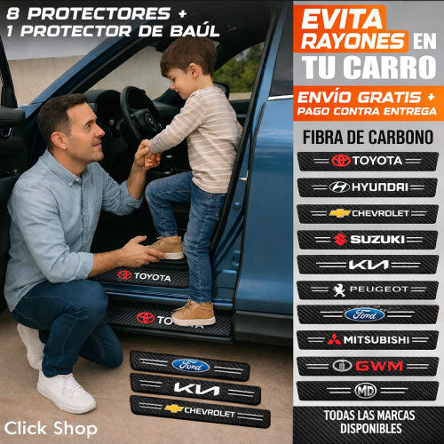 8 Protectores + 1 Protector Baúl...