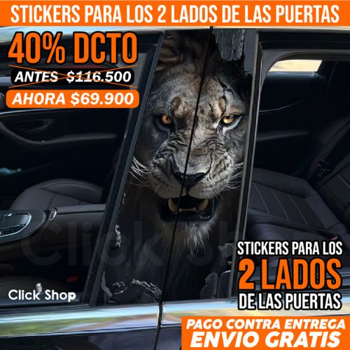 Stickers para los 2 lados de las puertas