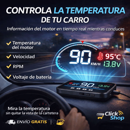 Proyector - Velocímetro digital