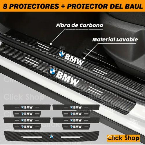 8 PROTECTORES FIBRA CARBONO + PROTECTOR BAUL - 40% DCTO..