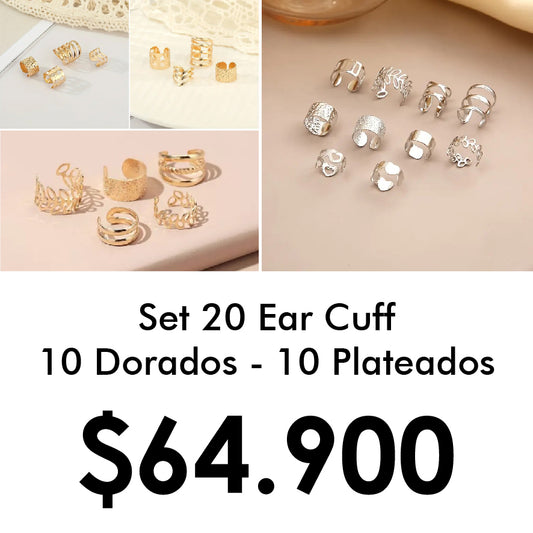 Set 10 Unidades / Pendientes Para Mujeres Accesorios Joyería 35% DCTO