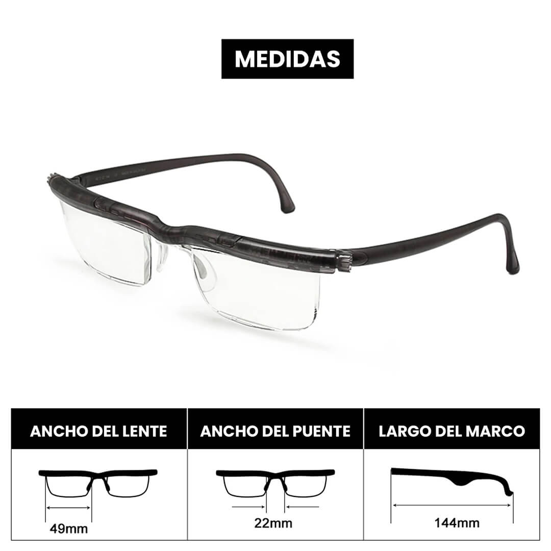 Gafas de Lente Graduable x2 Unidades