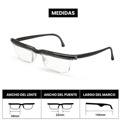 Gafas de Lente Graduable x2 Unidades