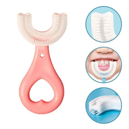 Cepillo de dientes para niños 360° 2X1 🎁 👦🏻👧🏻👶🏻