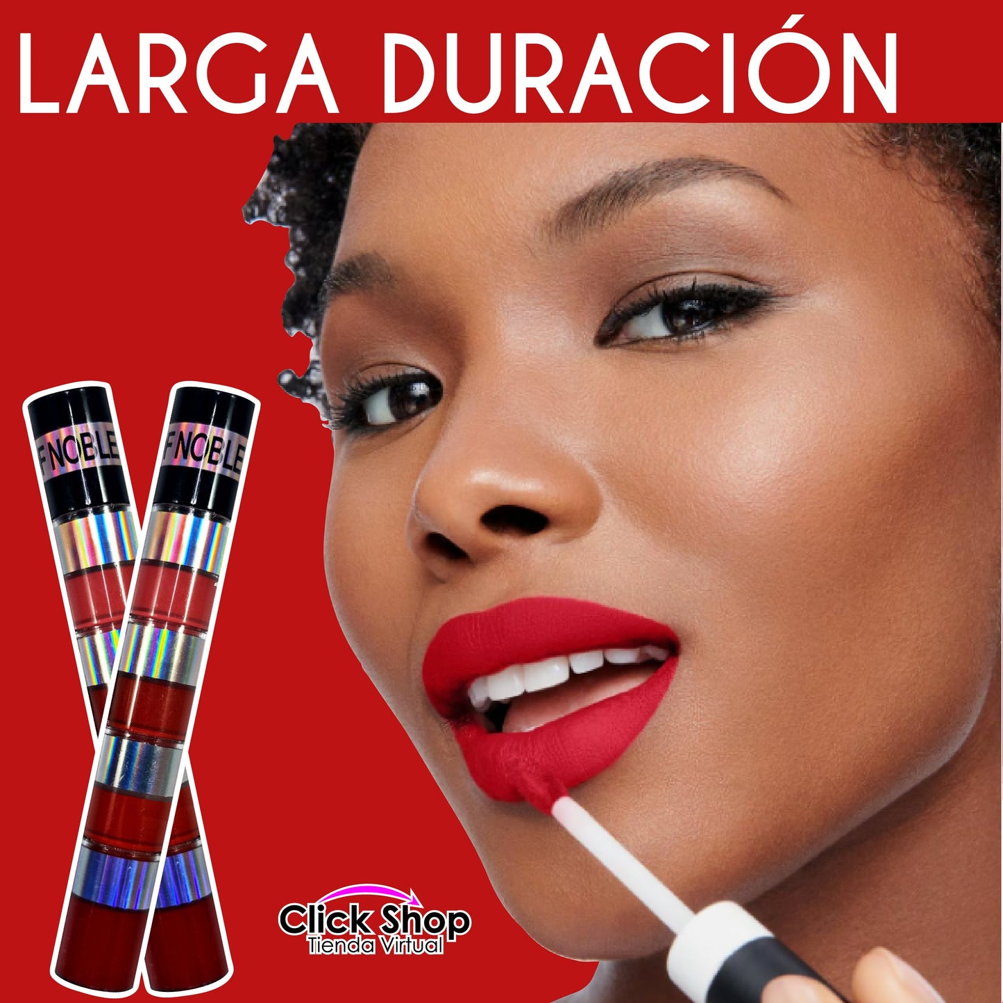 LABIAL LÍQUIDO MATE  4 EN 1.  2x1